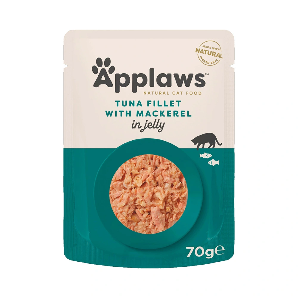 Applaws Kattevådmad Tun og makrel 70 g (pouch)